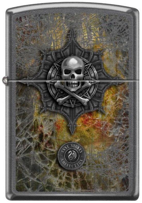 Brichetă Zippo 8330 Anne Stokes Skull Crossbones