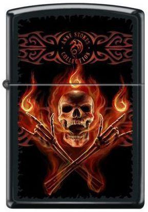 Brichetă Zippo Anne Stokes Flaming Skull 8438