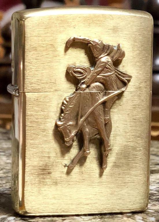 Brichetă Zippo Marlboro Cowboy Brass 1994