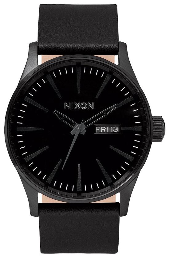 Ceas Nixon Sentry Leather All Black A105 001