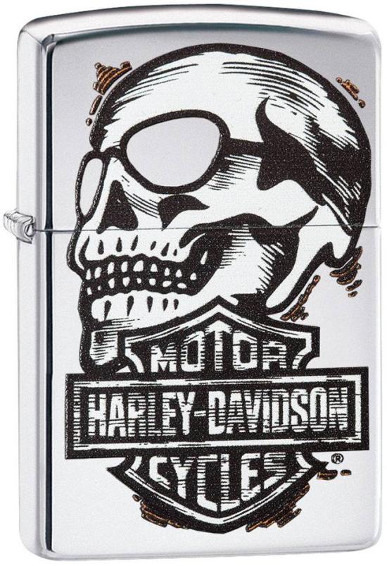 Brichetă Zippo Harley Davidson Skull 29281