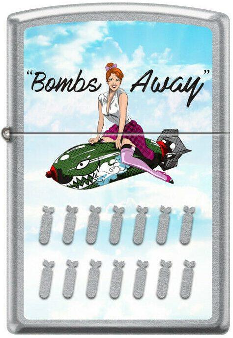 Brichetă Zippo Bombs Away Noseart Pinup 5764