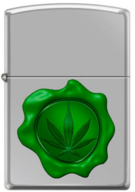 Brichetă Zippo Wax Seal Cannabis Leaf 4352