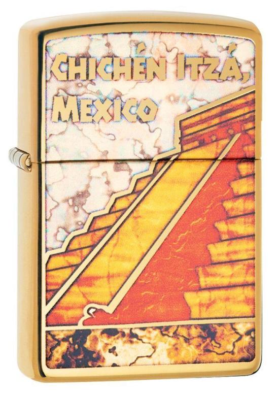 Brichetă Zippo Pyramid Chichen Itza Mexico 29826