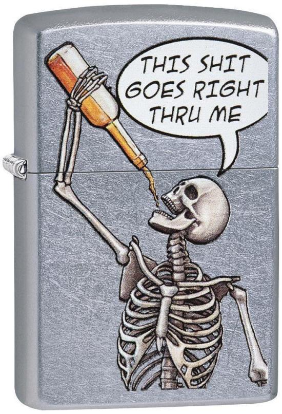 Brichetă Zippo Drinking Skeleton 29613
