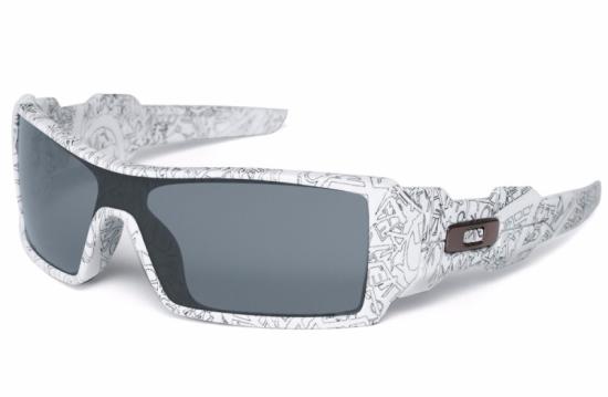 OAKLEY OIL RIG  White/Text Print/Grey 03-461