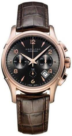 Ceas Hamilton JazzMaster Auto Chrono Pink Gold H32646595