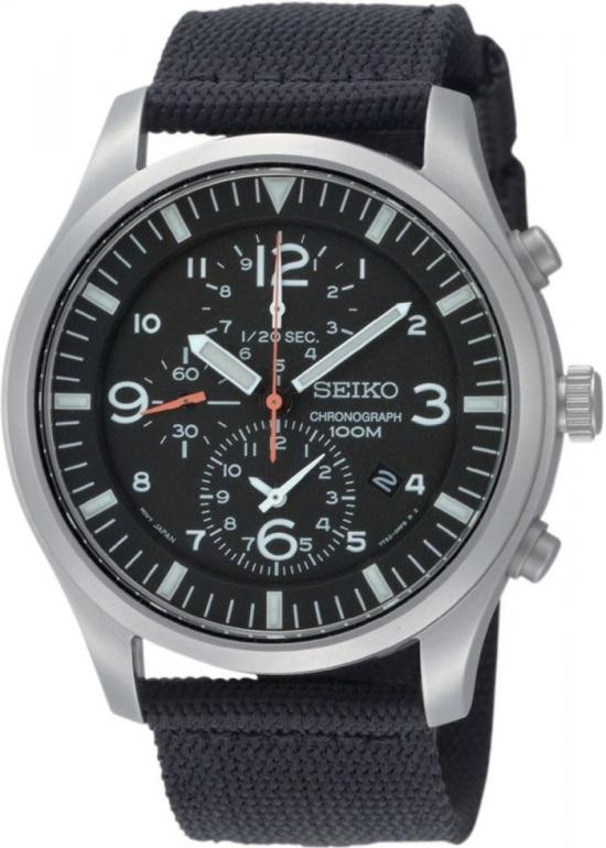 Ceas Seiko Chronograph SNDA57P1 Military