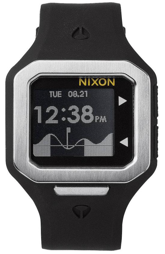 Ceas Nixon Supertide Black Silver A316 180