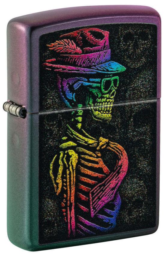 Brichetă Zippo Colorful Skull Iridescent 48192