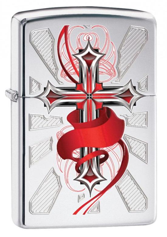 Brichetă Zippo Cross With Wings 22842