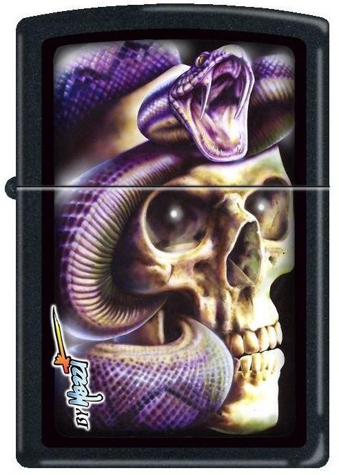 Brichetă Zippo Mazzi Skull Snake 26577