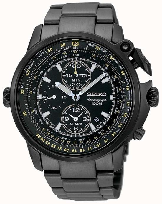 Ceas Seiko SNAB69P1 Pilot Chronograph