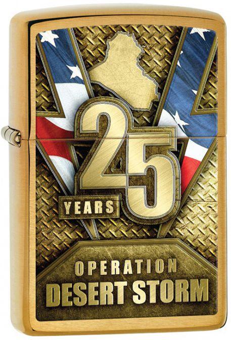 Brichetă Zippo 25th Anniversary Desert Storm 29177