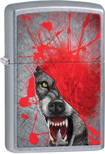 Brichetă Zippo Grunge Howling Wolf 29344