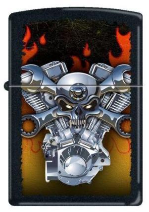 Brichetă Zippo Wrenched Skull Engine 9089