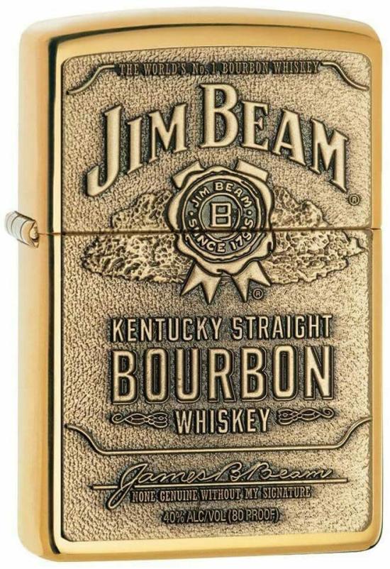Brichetă Zippo Jim Beam® Brass Emblem 254BJB 929