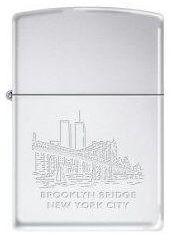 Brichetă Zippo Brooklyn Bridge WTC Towers 2274