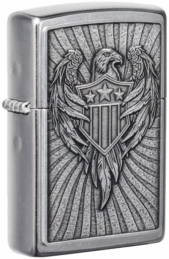 Brichetă Zippo Eagle Shield Emblem Design 49450