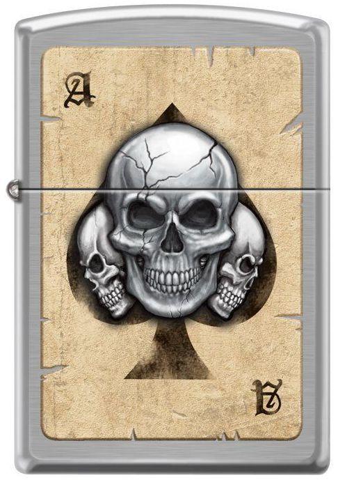 Brichetă Zippo Skulls Poker Card 1153