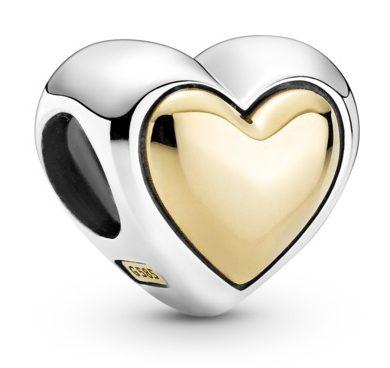 Şirag de mărgele Pandora Golden Heart 799415C00