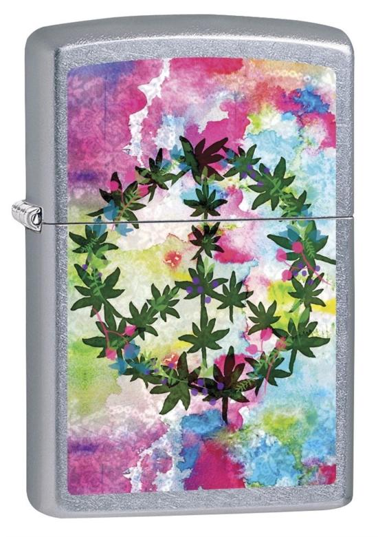 Brichetă Zippo Cannabis Leaf and Peace 6687