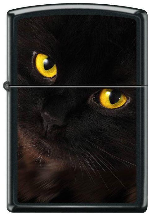 Brichetă Zippo Black Cat Yellow Eyes 6117