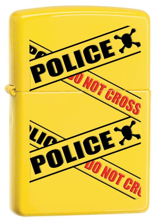 Brichetă Zippo Police Tape Caution 28060