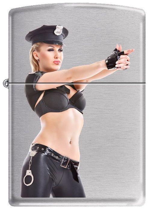 Brichetă Zippo Police Woman 0244