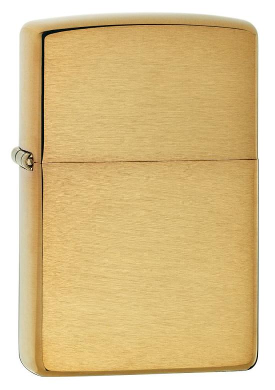 Brichetă Zippo Brushed Brass Armor 168