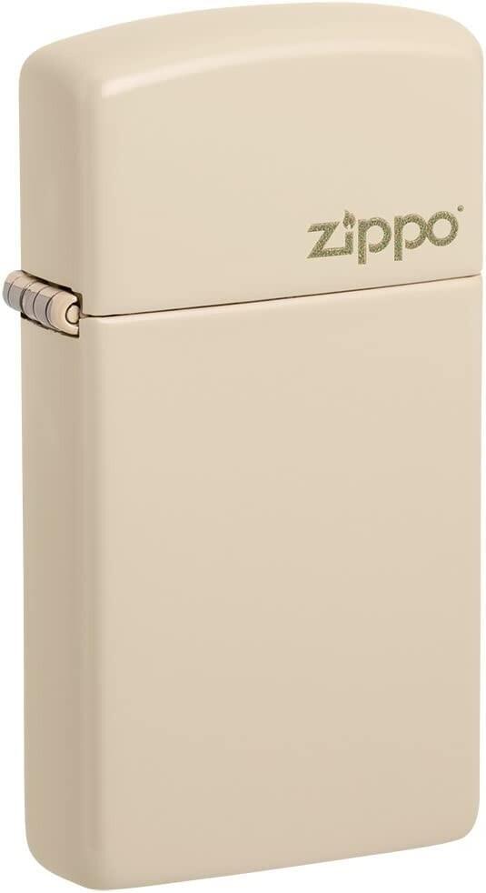 Brichetă Zippo Slim Flat Sand Zippo Logo 49528ZL