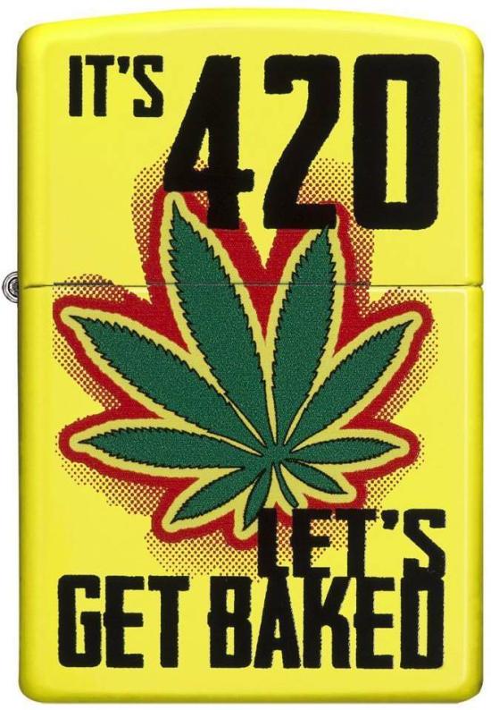 Brichetă Zippo 6344 Lets Get Baked Cannabis