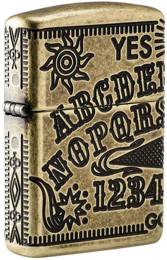 Brichetă Zippo Ouija Board Desing 49001