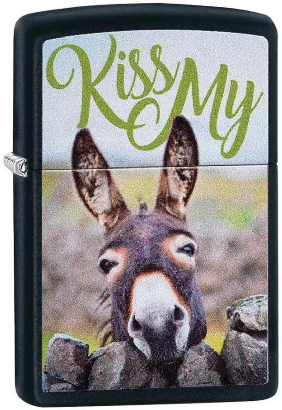 Brichetă Zippo Kiss My Donkey 29868