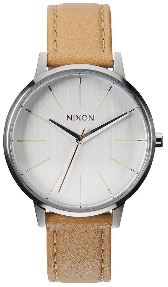 Ceas Nixon Kensington Leather Natural Silver A108 1603