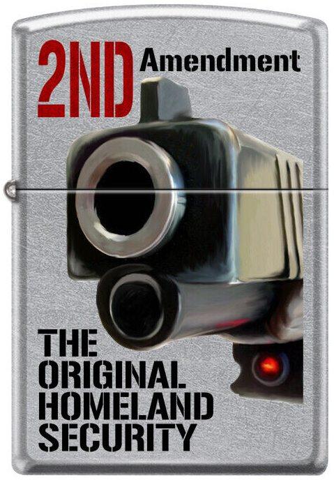 Brichetă Zippo 2nd Amendment Original Homeland Security 3362