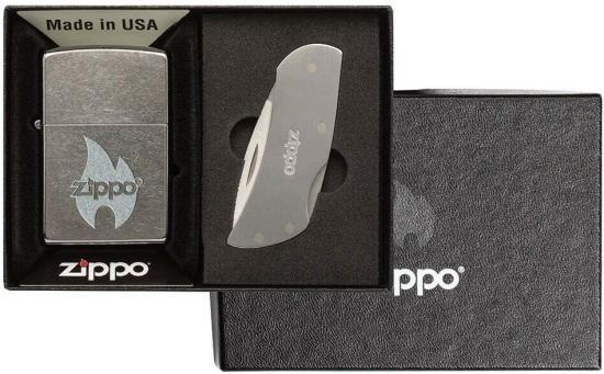 Brichetă Zippo And Knife Combo 49067