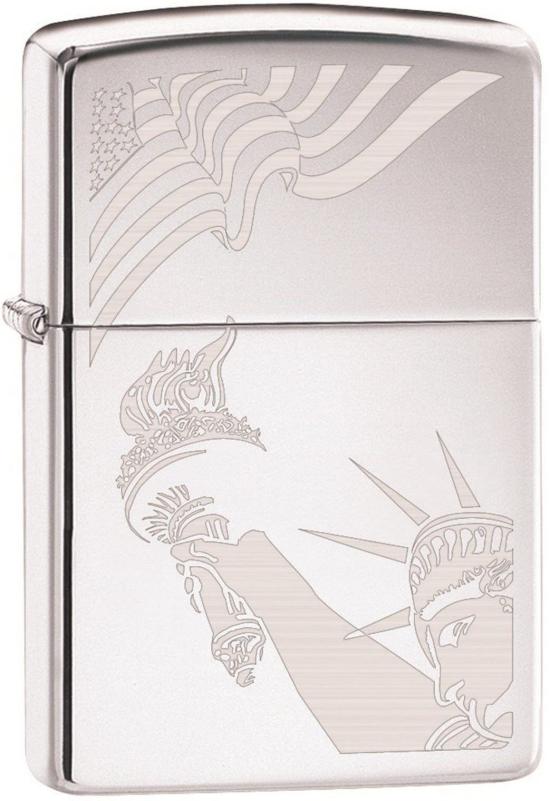 Brichetă Zippo USA Flag and Statue of Liberty 2265