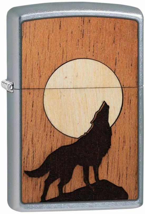 Brichetă Zippo Woodchuck Howling Wolf 49043