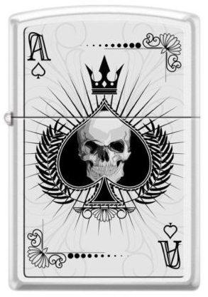Brichetă Zippo Ace Skull Card 8011