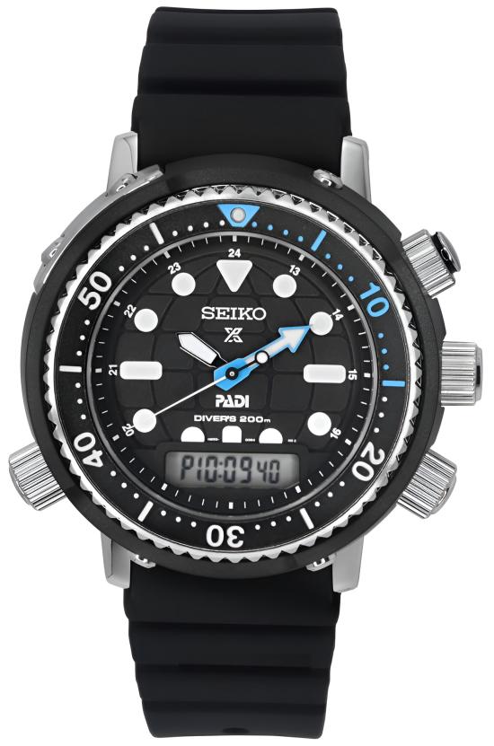 Ceas Seiko SNJ035P1 Arnie Prospex Sea PADI Hybrid Diver’s 40th Anniversary 