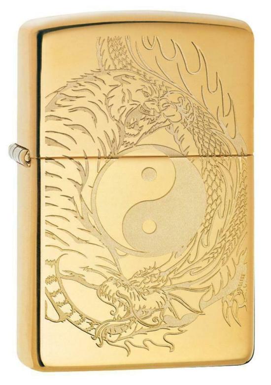 Brichetă Zippo Tiger Dragon Yin Yang 49024