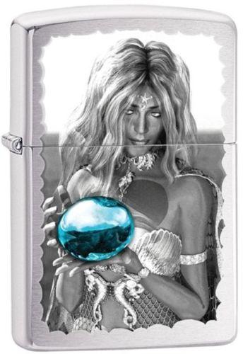 Brichetă Zippo Mermaid And Orb 28651