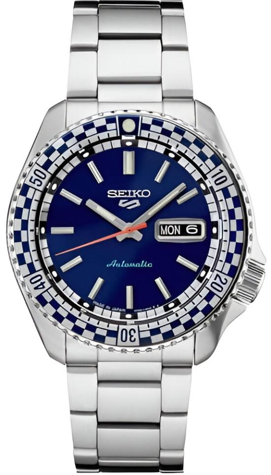 Ceas Seiko SRPK65J1 5 Sports Automatic Checker Flag Special Edition