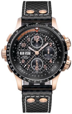Ceas Hamilton Khaki X-Wind Automatic Gold Rose H77696793