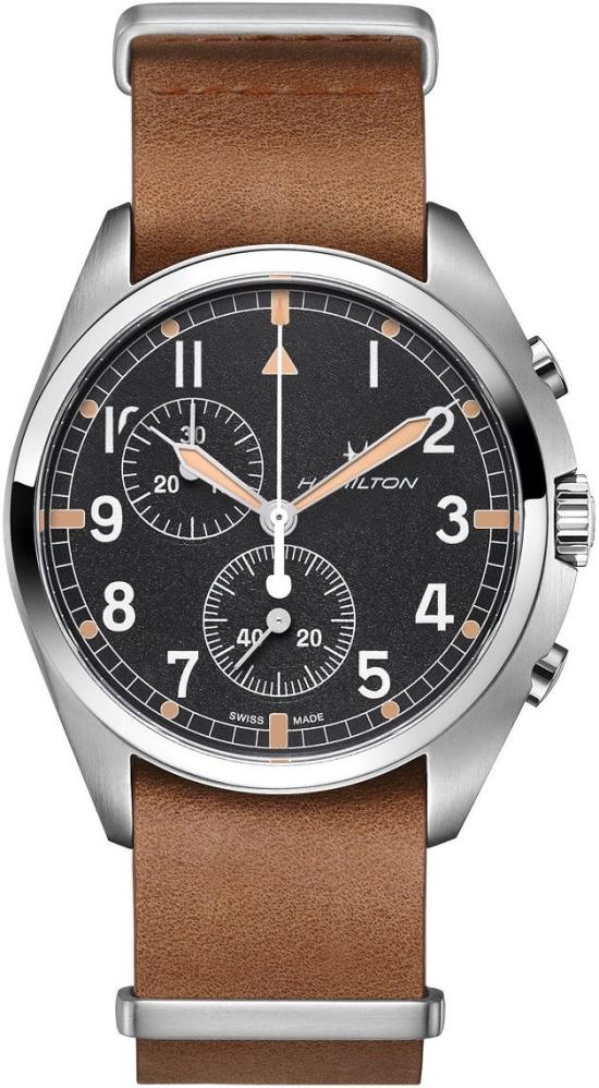 Ceas Hamilton Khaki Aviation Pilot Pioneer Quartz Chronograph H76522531