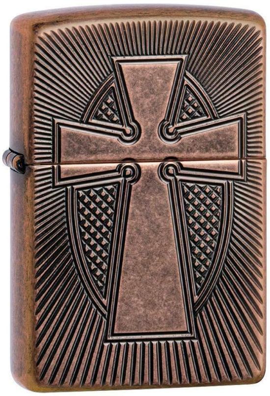 Brichetă Zippo Deep Carve Cross 49158