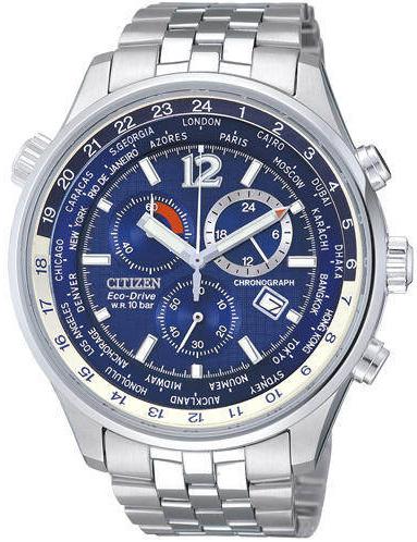 Ceas Citizen AT0360-50L Chronograph World Time