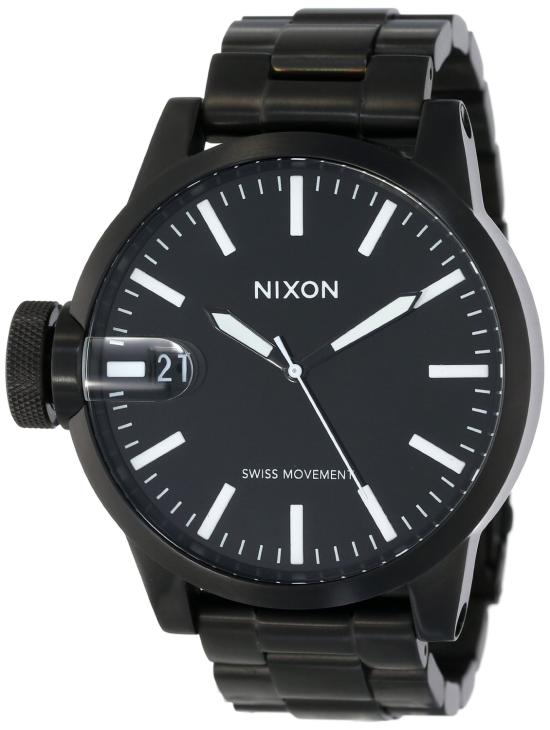 Ceas Nixon Chronicle SS All Black A198 001