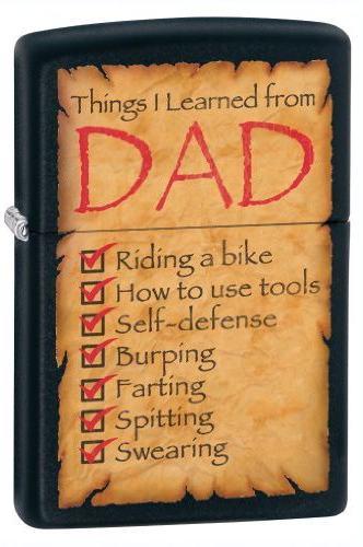 Brichetă Zippo Things I Learned From Dad 28372